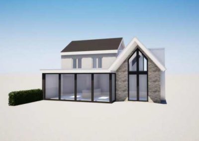 Aanbouw woning met kelder Oosterbeek