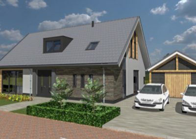 Casco opgeleverd woonhuis Pannerden