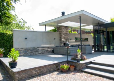 Bouw van een tuinkamer Wehl