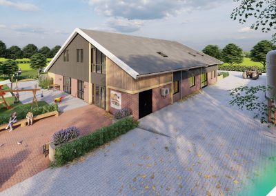 Nieuwbouw Agrarisch Kinderdagverblijf “BoerenHumeltjes”Halle.